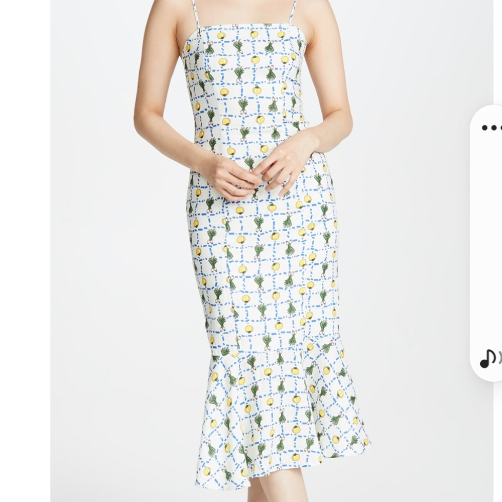 New STAUD vegetable dress small 4